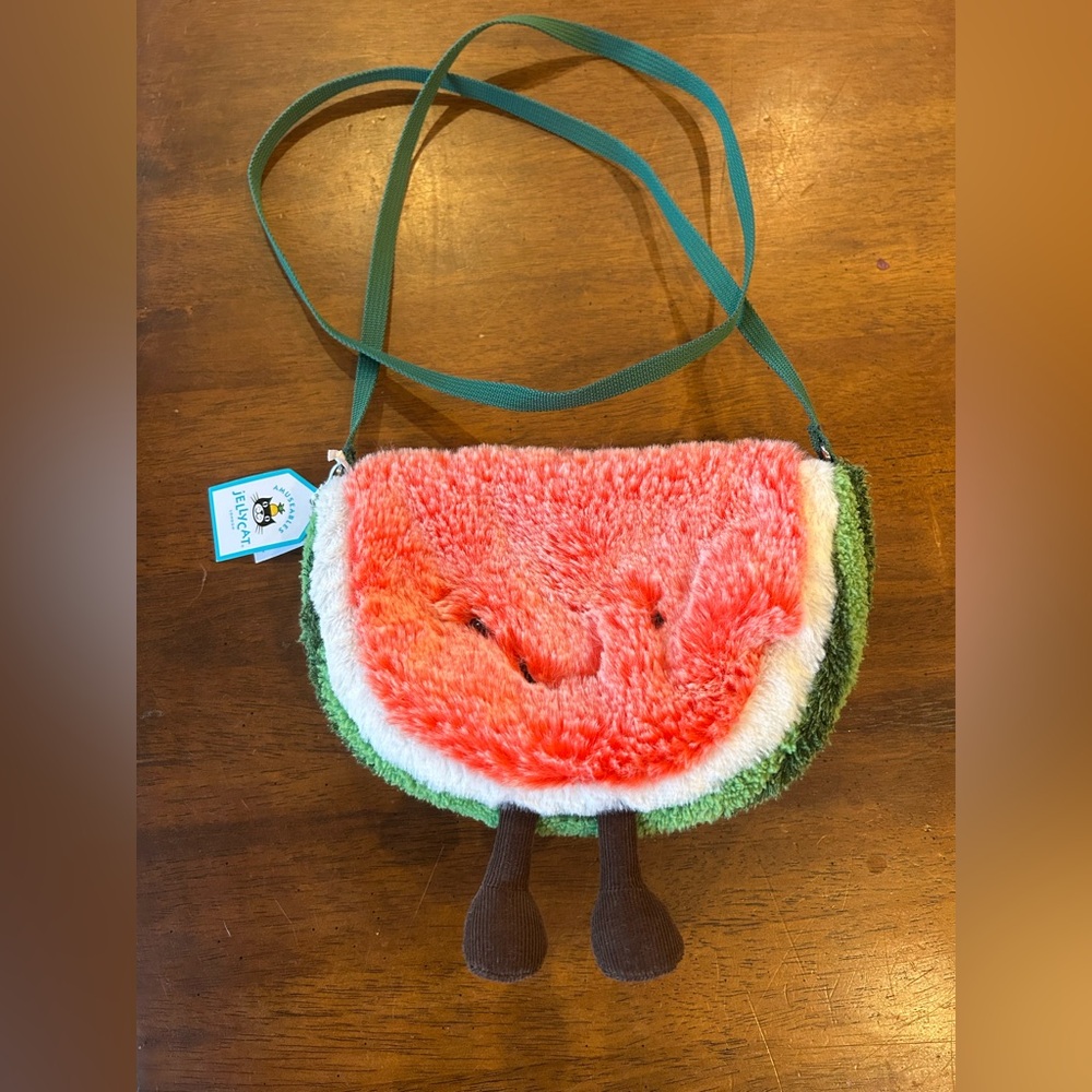 Brand new jelly cat watermelon purse